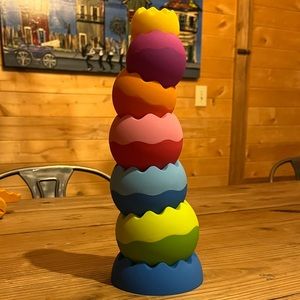 Fat Brain Toys Tobble Neo Infant Stacking Toy